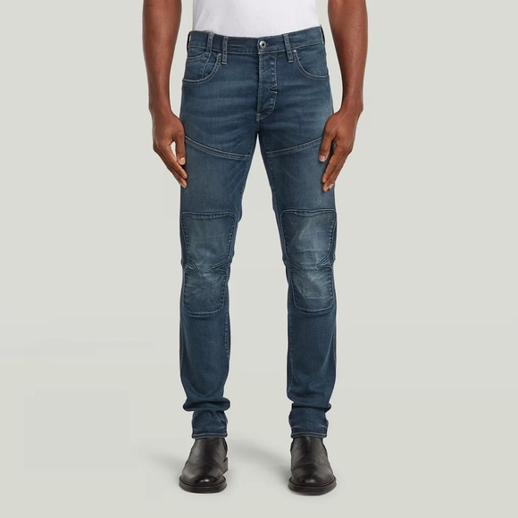 G-Star Biker Patched 3D Slim